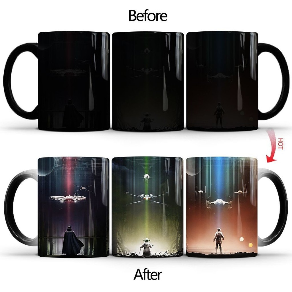 แก้วมัคเปลี่ยนสีได้ Star Wars Star Wars Cross-Border#跨境Star แก้วเปลี่ยนสี Wars Star Wars