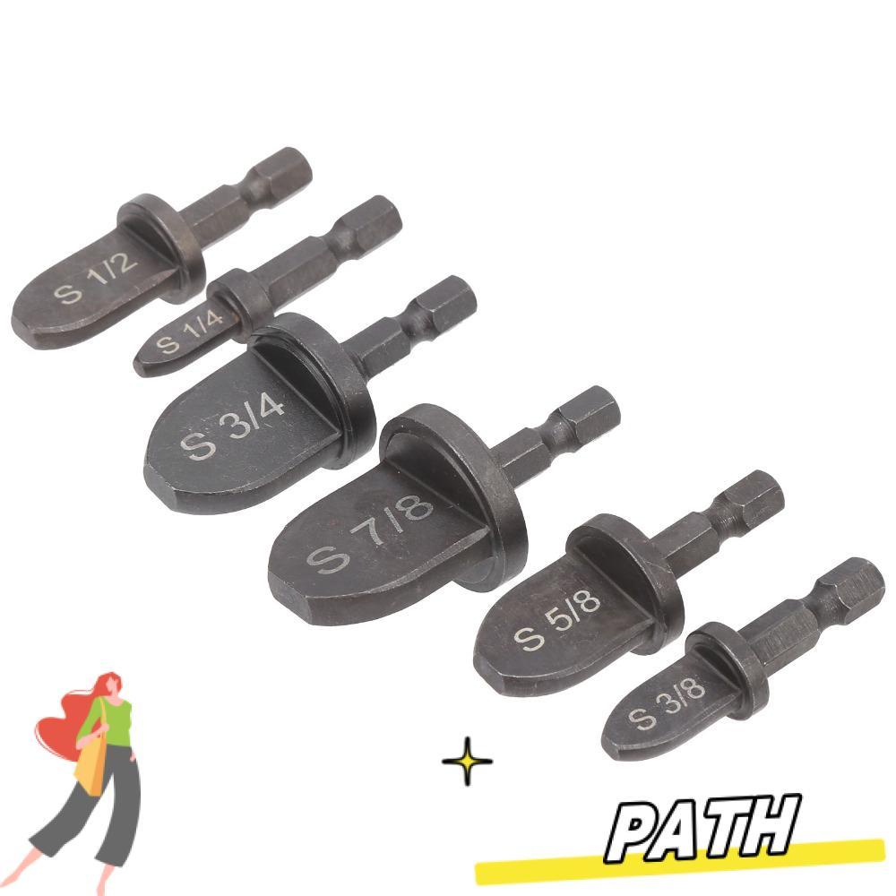 PATH 6 ชิ้น HVAC Swaging เครื่องมือ,แบริ่งเหล็กวัสดุท่อทองแดงอ่อนท่อทองแดง Expander, 1/4 นิ้ว Hex Sh