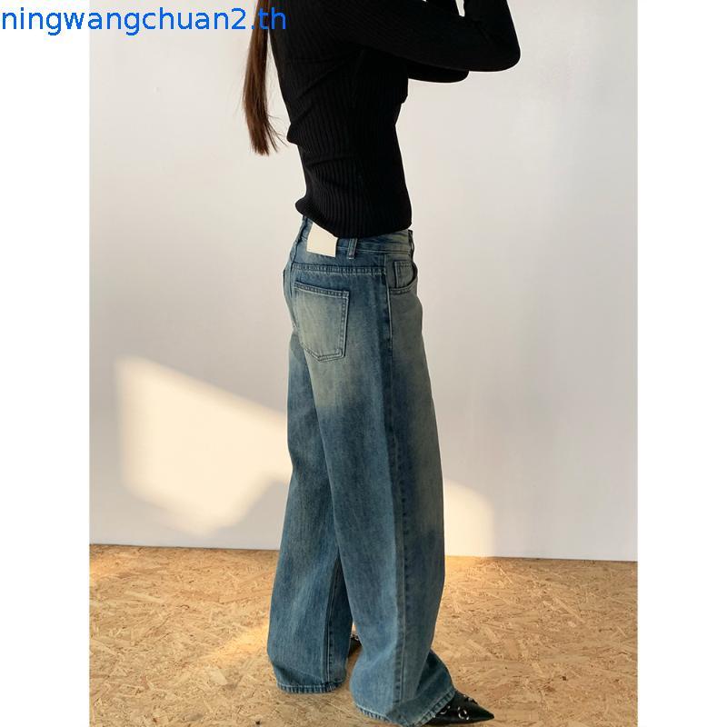 Riley.apparels - Virgin Jeans กางเกงยีนส์ 2ความยาว ทรงกระบอกกลางปลายขาม้า 7012