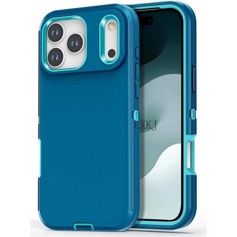 ออกแบบมาสําหรับเคส iPhone 17 Pro Max, [ตัวป้องกันหน้าจอพร้อม] กันกระแทก/ฝุ่น/หล่นหลักฐาน 3 ชั้นการป้
