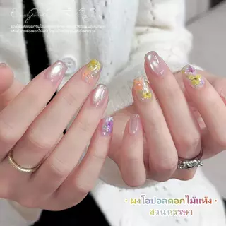 Miss Gooey ดอกไม้แห้งตกแต่งเล็บเจล ชุดดอกไม้ประดับเล็บหลายเฉดสี สวยละมุน ง่ายใช้ ทำเล็บDIYที่บ้าน ร้านทำเล็บมืออาชีพ