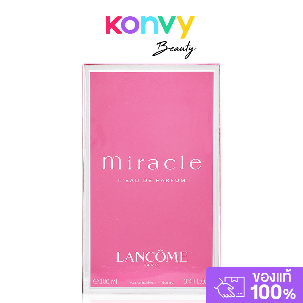 Lancome Miracle EDP 100ml น้ำหอมลังโคม สำหรับผู้หญิง (ของแท้ 100%).