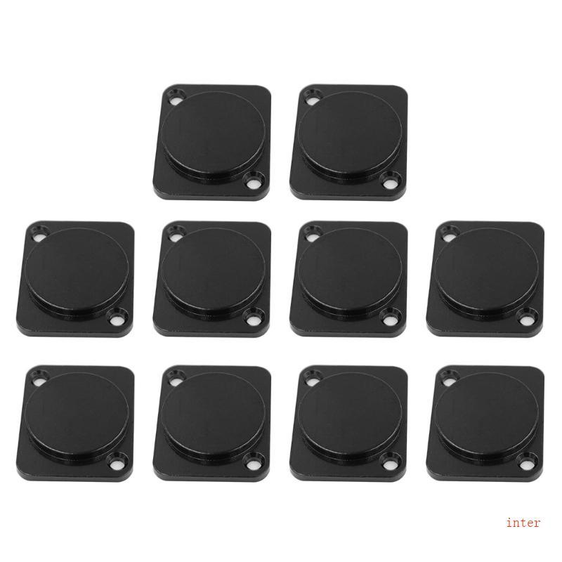 Inter 10 ชิ้น D ประเภท Coupler แผ่นโมดูลสีดํา Plugging Blind Power Coupler Baffle
