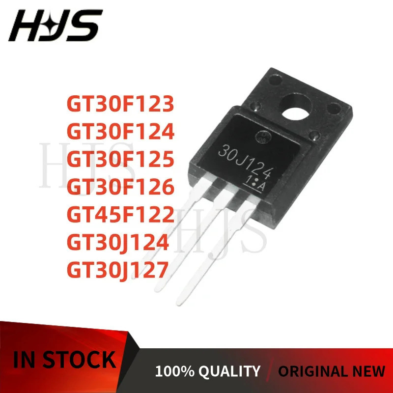 10 ชิ้น/ล็อต GT30F126 GT45F122 GT30F125 GT30J124 GT30F124 GT30J127 GT30F123 TO-220F MOS ทรานซิสเตอร์