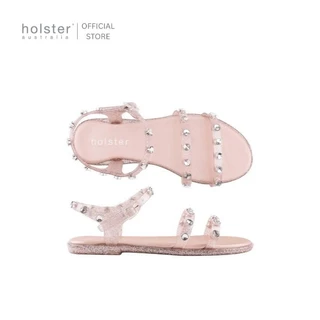 holster australia รองเท้าแตะรัดส้นผู้หญิง sassy glitter สี rose