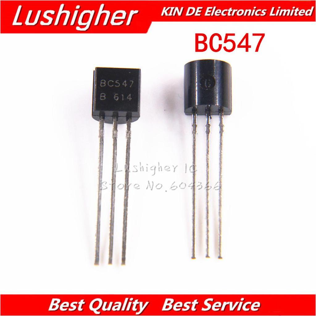100PCS BC547C TO92 BC547 TO-92 547C Triode ทรานซิสเตอร์ใหม่