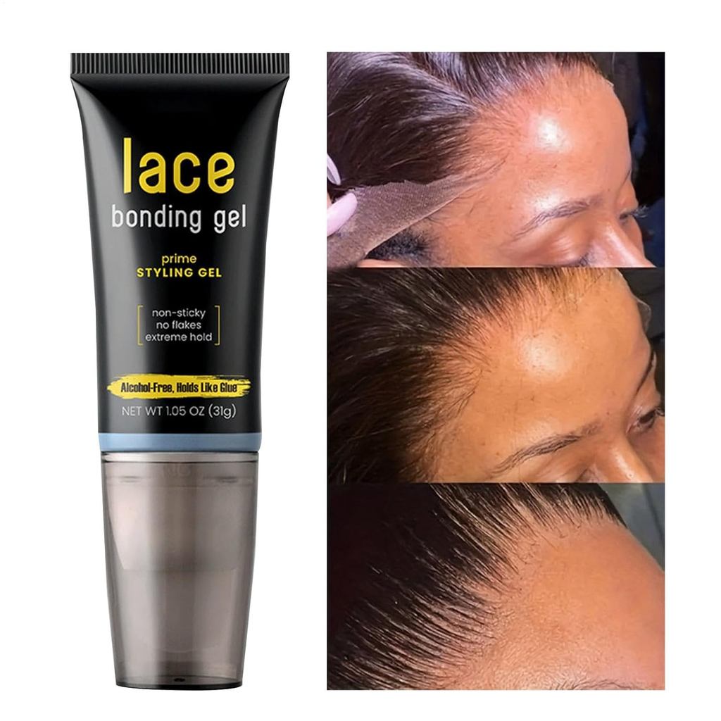 Lace Front Glue - Lace Glue for Wigs, Super Hold Lace Glue, Water & Oil-Resistant | Portable Fast Dr