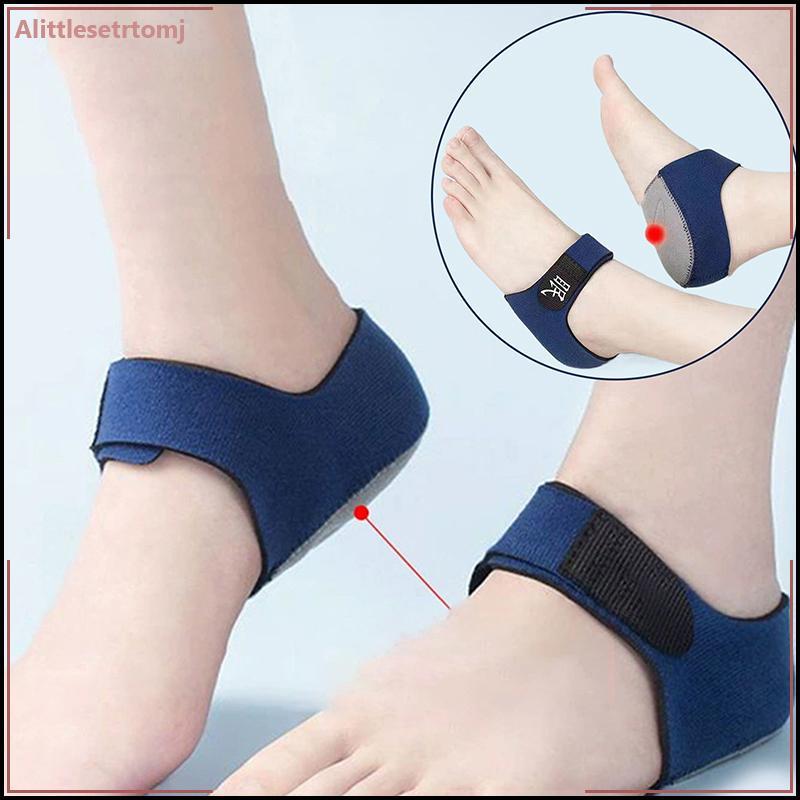 Alittlesetrtomj ชายและหญิง Universal Ultra Soft Heel Pad Heel Cover Bule Heel Cover VN