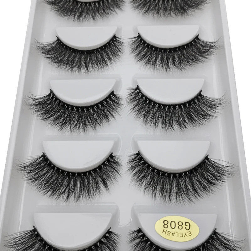 5/3 คู่แต่งหน้าขนตา soft fluffy ขนตาขนตาปลอม dramatic 3d mink ขนตา lash extension make up 3d cilios 