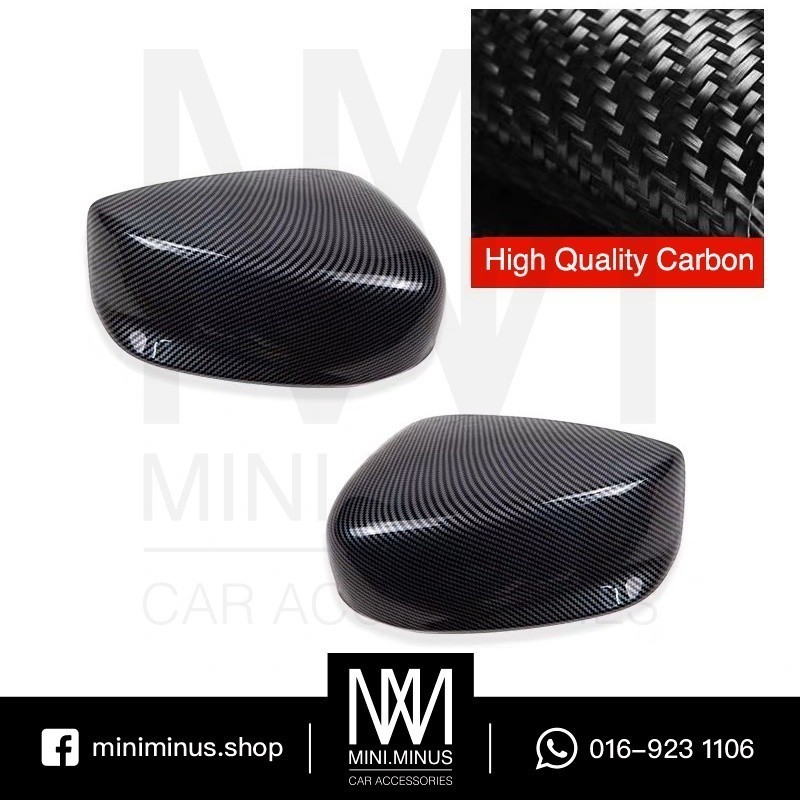 Honda Accord G9 (2013-2019) Carbon Fiber Side Mirror Replacement Coverauto parts ของแต่งรถ