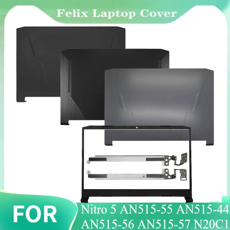 สําหรับ Nitro 5 AN515-55 AN515-44 AN515-56 AN515-57 N20C1 ใหม่ปกหลัง LCD ด้านหน้า Bezel HInges หน้าจ