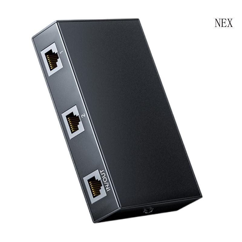 NEX 2 in 1 Out หรือ 1 in 2 Out RJ45 Networking Switching Ethernet 2 Way Port Share