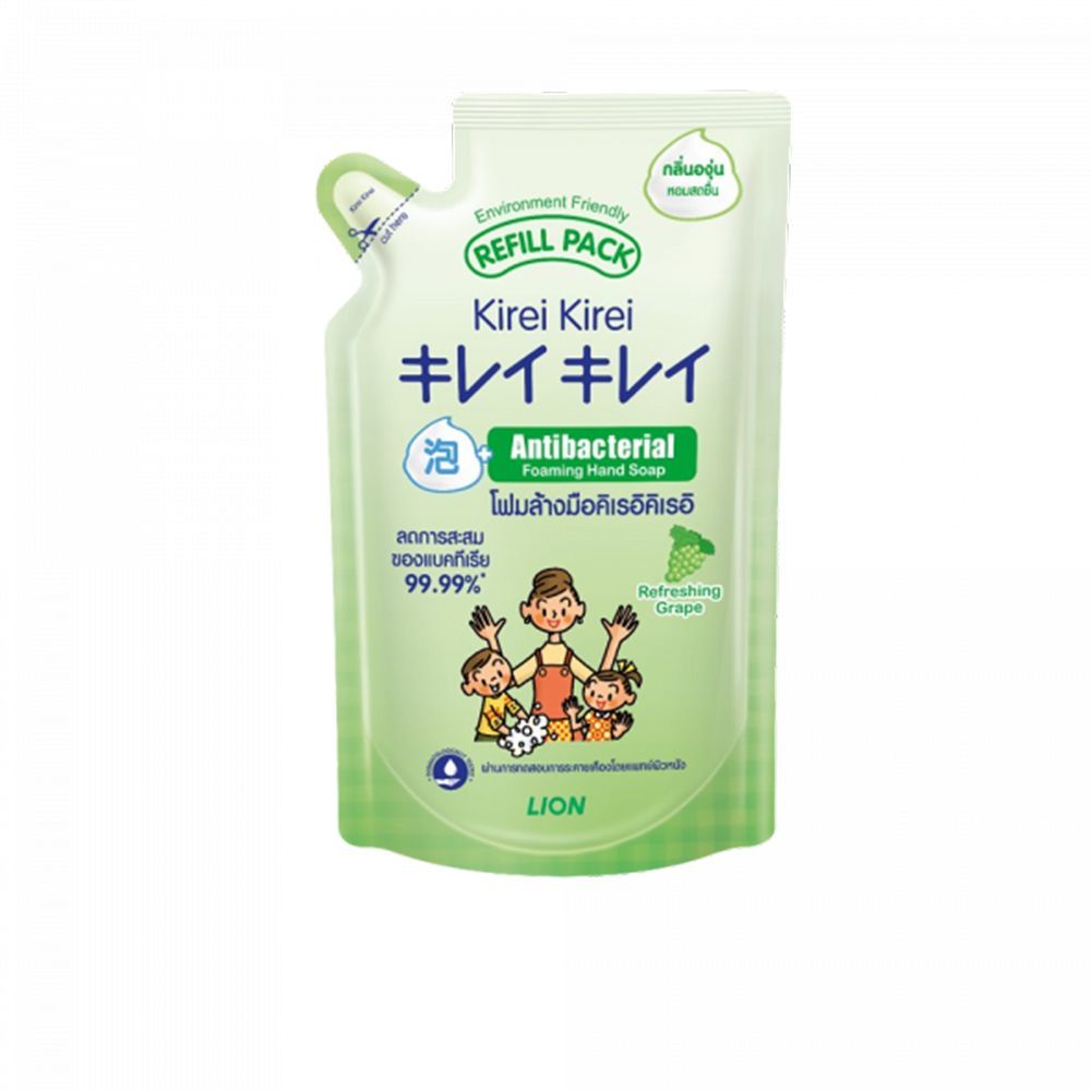 [สินค้าส่งด่วน] คิเรอิโฟมล้างมือ รีฟิล 200 มล. องุ่น KIREI KIREI FOAMING HAND REFILL200M GRAP