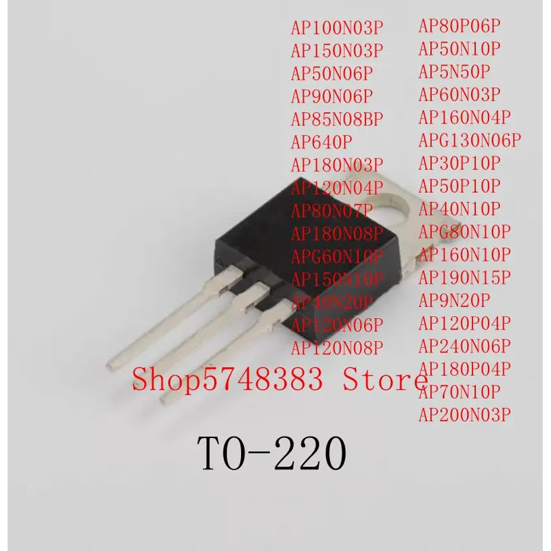 5PCS AP100N03P AP150N03P AP50N06P AP90N06P AP85N08BP AP640P AP180N03P AP120N04P AP80N07P AP180N08P A