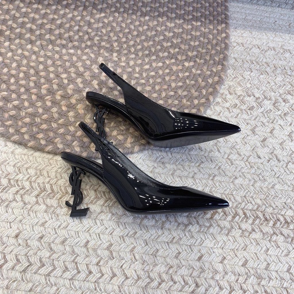 2022.12.27-8.5cm Heel SAINT LAURENT YSL SAINT LAURENT logo Heel High Heels
