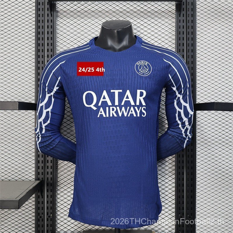 SS+ Player Version [รุ่น Player] PSG 24/25 Quarter Long Sleeve Football Shirt