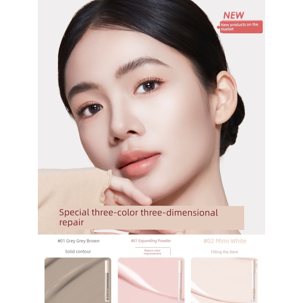 คอนทัวร์หน้า contour stick Zhiyouquan Liquid Contouring Liquid Brightening Stick Highlighting Bright
