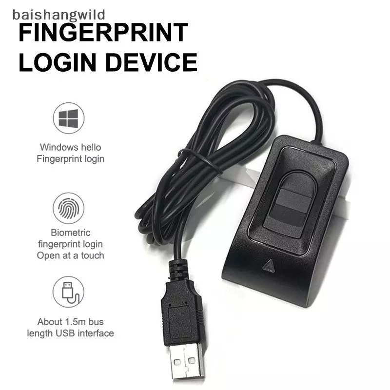 Bwth เครื่องอ่านลายนิ้วมือ USB สำหรับ Windows 10 11