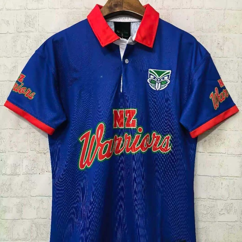 Rugby Jersey 2026 Warriors Rugby Jersey เสื้อสเวตเตอร์แขนสั้นผู้ชาย