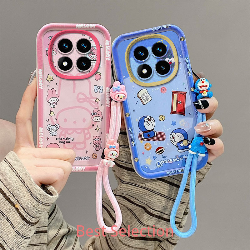 กรณีRedmi NOTE15 4G 5Gน่ารัก 3Dการ์ตูนการ์ตูนของเล่นตุ๊กตาTPUซิลิโคนอ่อนนุ่มผู้หญิงสร้อยข้อมือผู้ถือเคส YD1