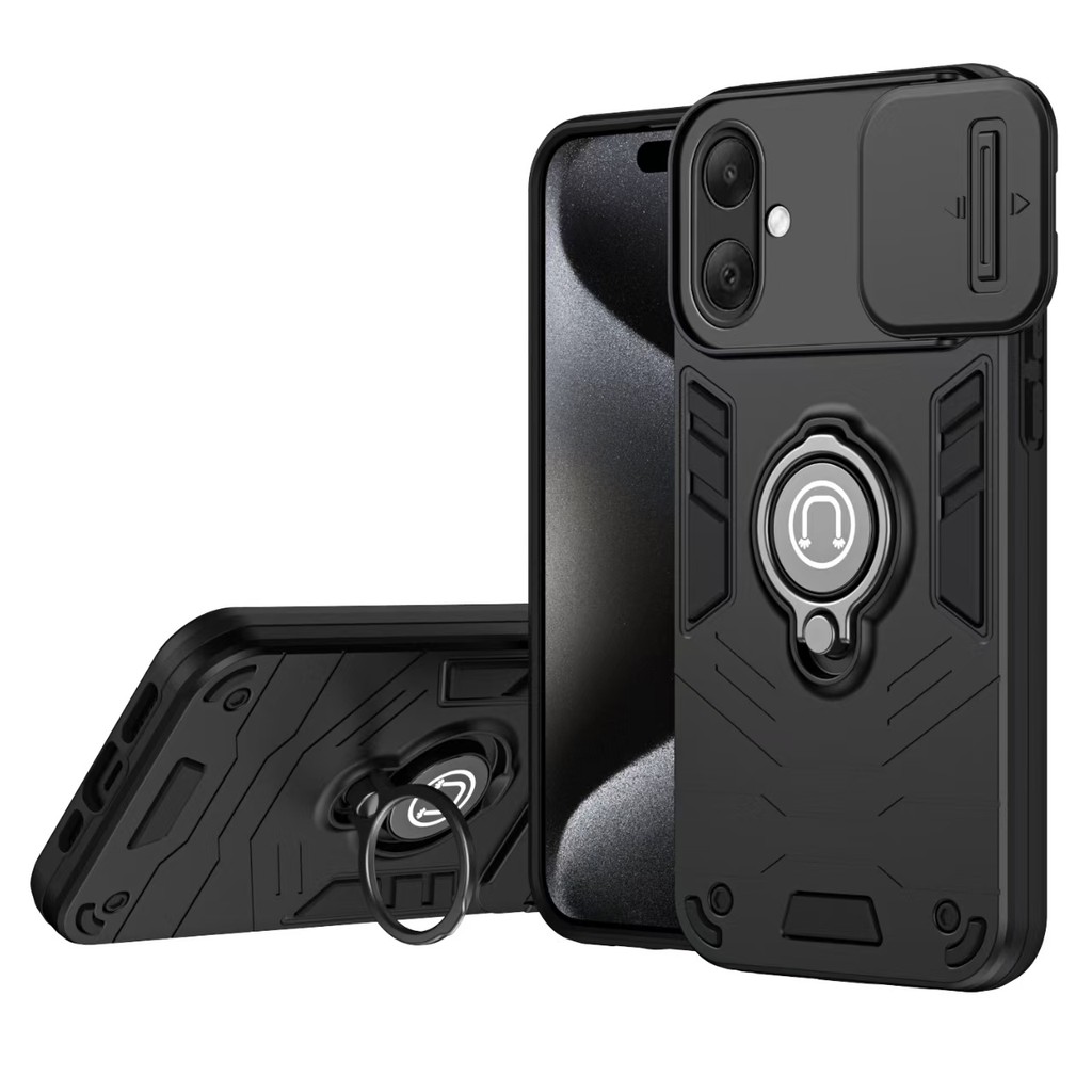 SAMSUNG สําหรับSamsung A55 A54 A35 A47 A06 A33 A33 A25 5Gเลื่อนฝาครอบเลนส์Anti-Dropเคสโทรศัพท์พร้อมข