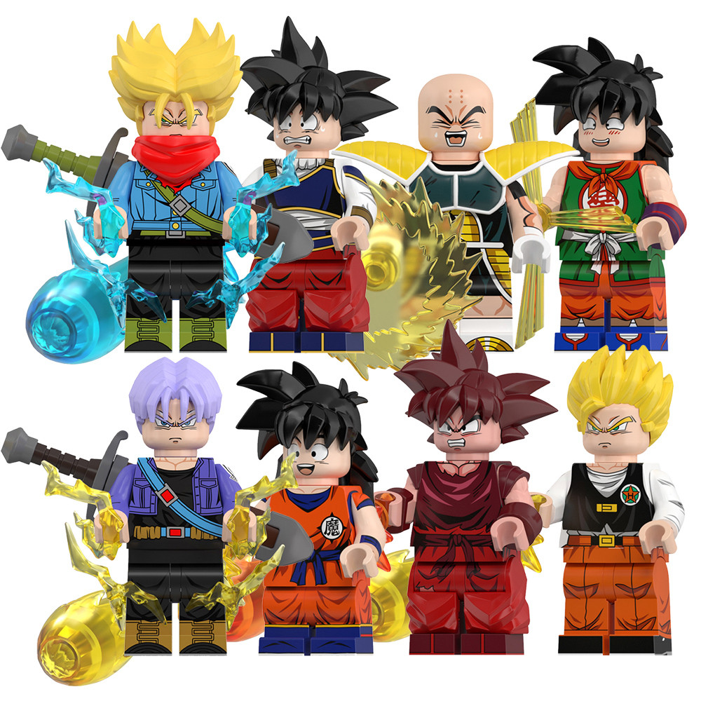 อะนิเมะ Krillin Son Gohan Goku Trunks Yamcha Ball Collection Building Blocks รูปของเล่นเด็กของขวัญ