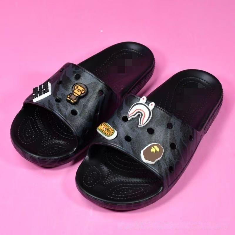 ฤดูร้อนสไตล์ใหม่ Carlo Chi Bepp Camouflage Flip-Flops รองเท้า Soft-Soled Breathable รองเท้าแตะชายหาดขายส่ง
