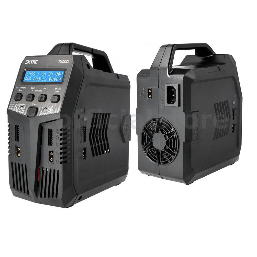 SKYRC T400Q AC/DC 100X4 Lipo Battery Balance Charger/Discharger สําหรับ 1-6S LiPo แบตเตอรี่