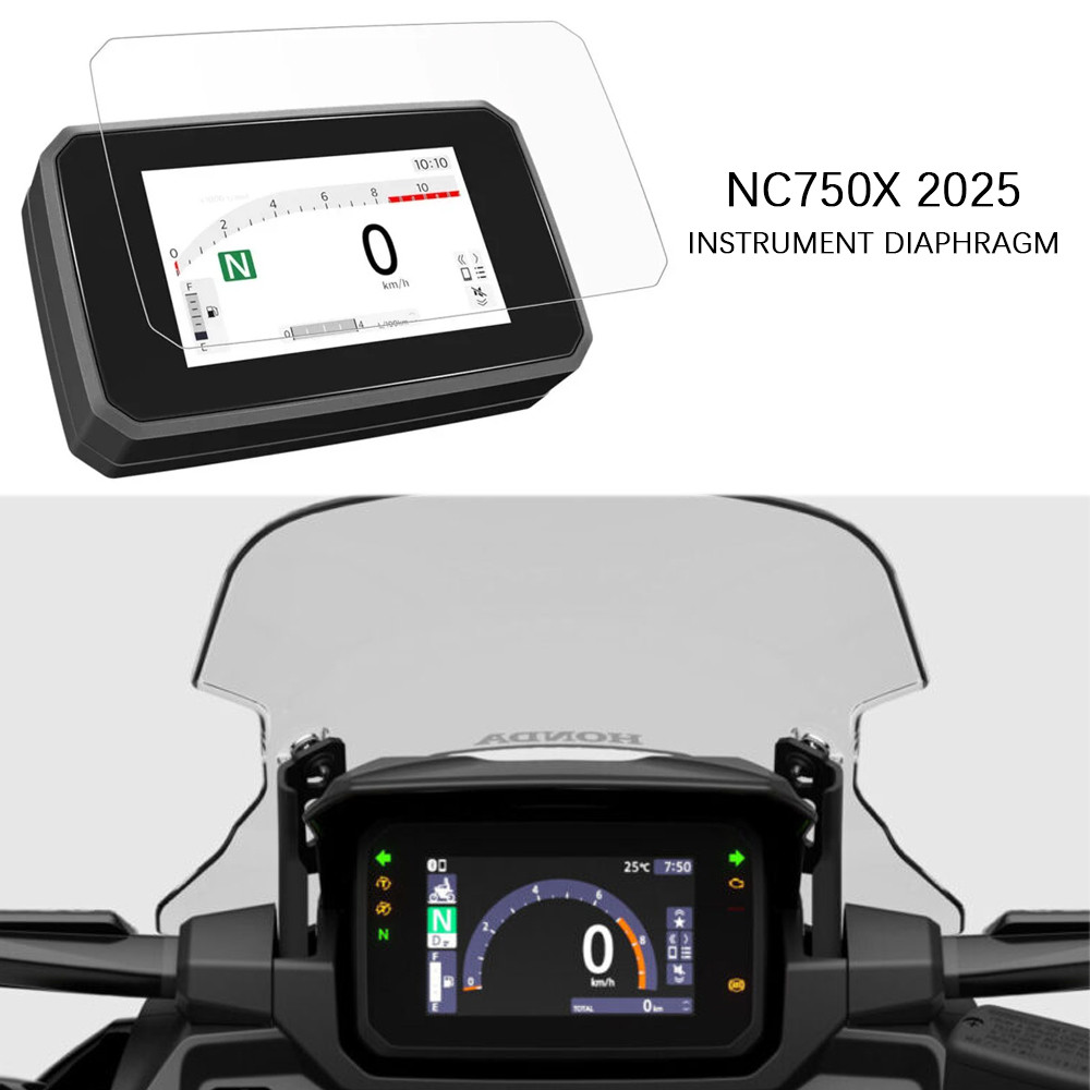 สําหรับ NC750X 2025 สําหรับ Honda NC 750X 2025- อุปกรณ์เสริมสําหรับ NC750X 2025 ฟิล์มกันรอยหน้าจอเคร