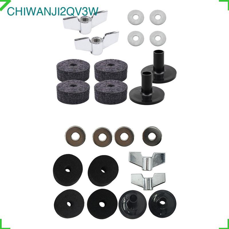 [chiwanji2qv3w] 14 ชิ้น Φ4 ซม.Cymbal Stand Felts สําหรับชุดกลองพร้อม Wing Nuts Cymbal Replacement