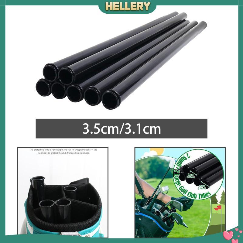 [HelleryTH] 7 ชิ้น Golf Club Tube Club Holder อุปกรณ์พกพา ความยาว 86.5 ซม. ฝาครอบสระว่ายน้ํากอล์ฟสํา