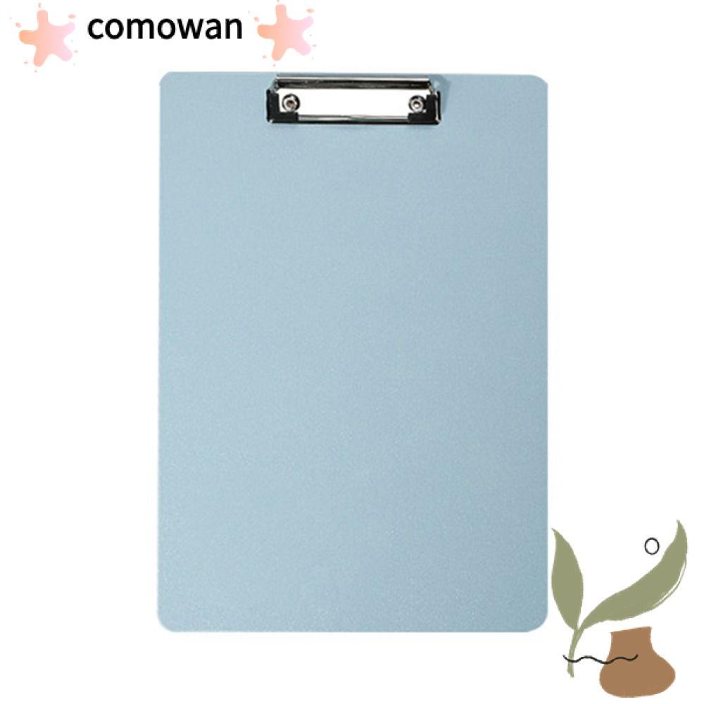 COMOWAN คลิปบอร์ดเขียน, แนวนอน/แนวตั้ง A4/A5 เฝือกเขียน, คุณภาพสูงพร้อมรูแขวนกระดานเขียน Pad นักเรียน