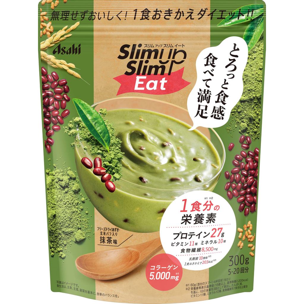 Asahi Slim Up Slim Eat Matcha Flavor Powder Tea