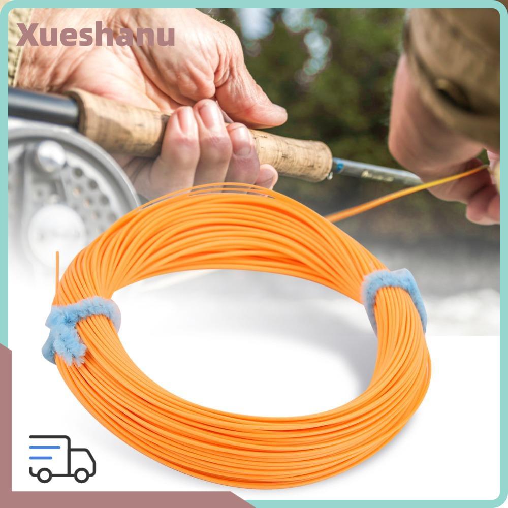 XUESEE Fly Fishing Line 100FT - 3wt to 8wt, Durable Nylon, Multi-Colored, Ideal for Lake Fishing