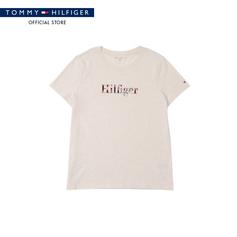 Tommy Hilfiger เสื้อยืด ผู้หญิง รุ่น XW0XW06126 AE3 – สีเทา – โปรปัง