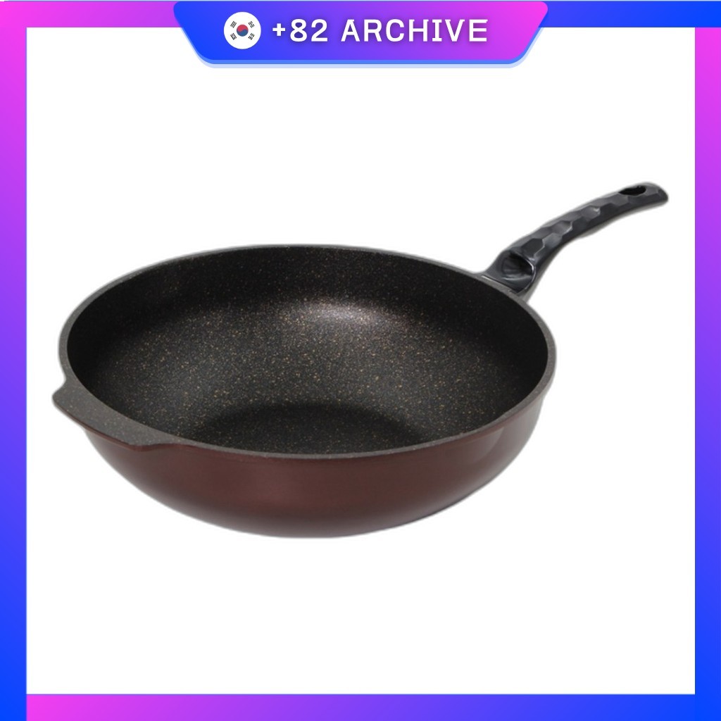 [kitchenwell] Chef Inoble Mega IH Induction Deep Pan, 34cm, 1pc / Korean Deep Pan / Induction Compat
