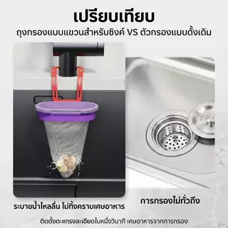 ตะแกรงกรองเศษอาหารสำหรับอ่างล้างจานนี้ ช่วยป้องกันการอุดตันของท่อ ตาข่ายละเอียดทำให้ติดตั้งง่าย