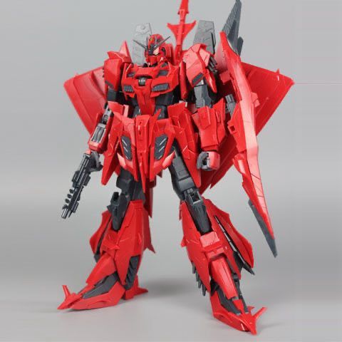 [คลังสินค้าพร้อม] Taipan MG 8824 Red Snake with Platform Deformable 1/100 Assembly Model