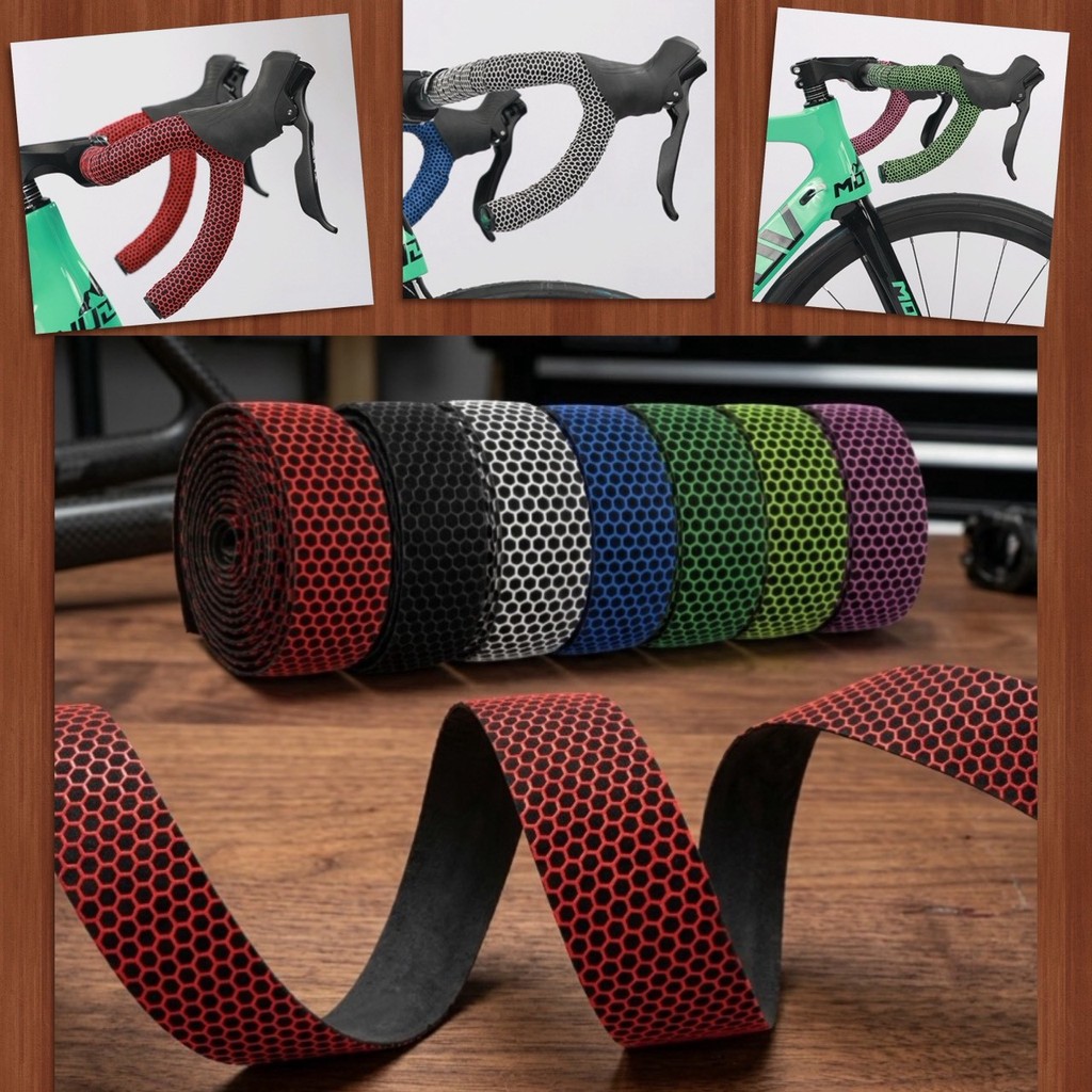 🆕 เทป พันแฮนด์ จักรยาน ผ้าพันแฮนด์ มือจับ เสือหมอบ EVA Bar Tape กันลื่น ระบายอากาศ กระชับมือ ลดแรงสั่นสะเทือน 🆕