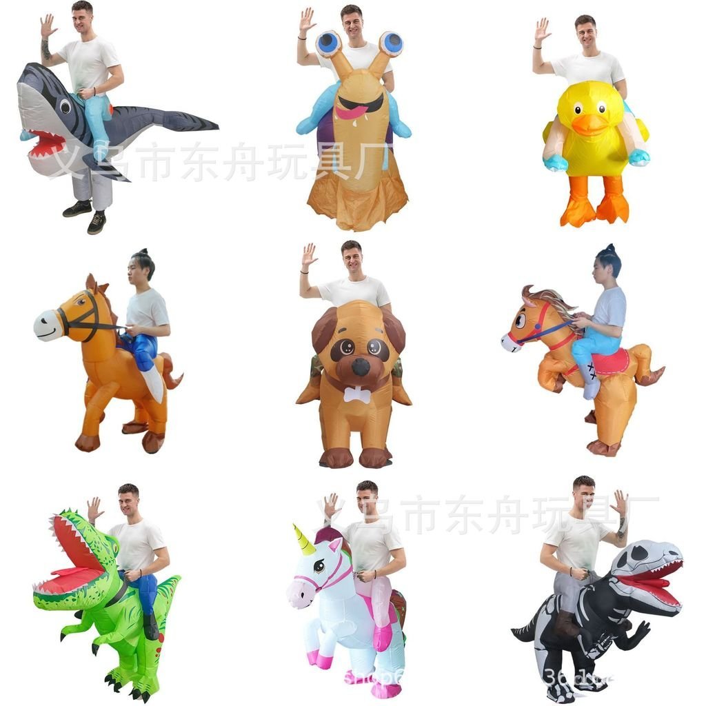 Octopus Skeleton ขี่ตลก Inflatable ขายร้อน Snail Inflatable Cross-Border เครื่องแต่งกายคอสเพลย์ฮาโลว