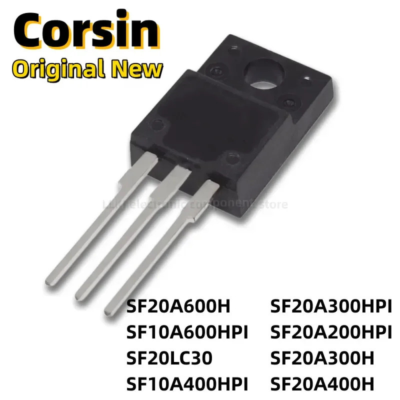 5PCS SF20A600H SF10A600HPI SF20LC30 SF10A400HPI SF20A300HPI SF20A200HPI SF20A300H SF20A400H TO-220F 