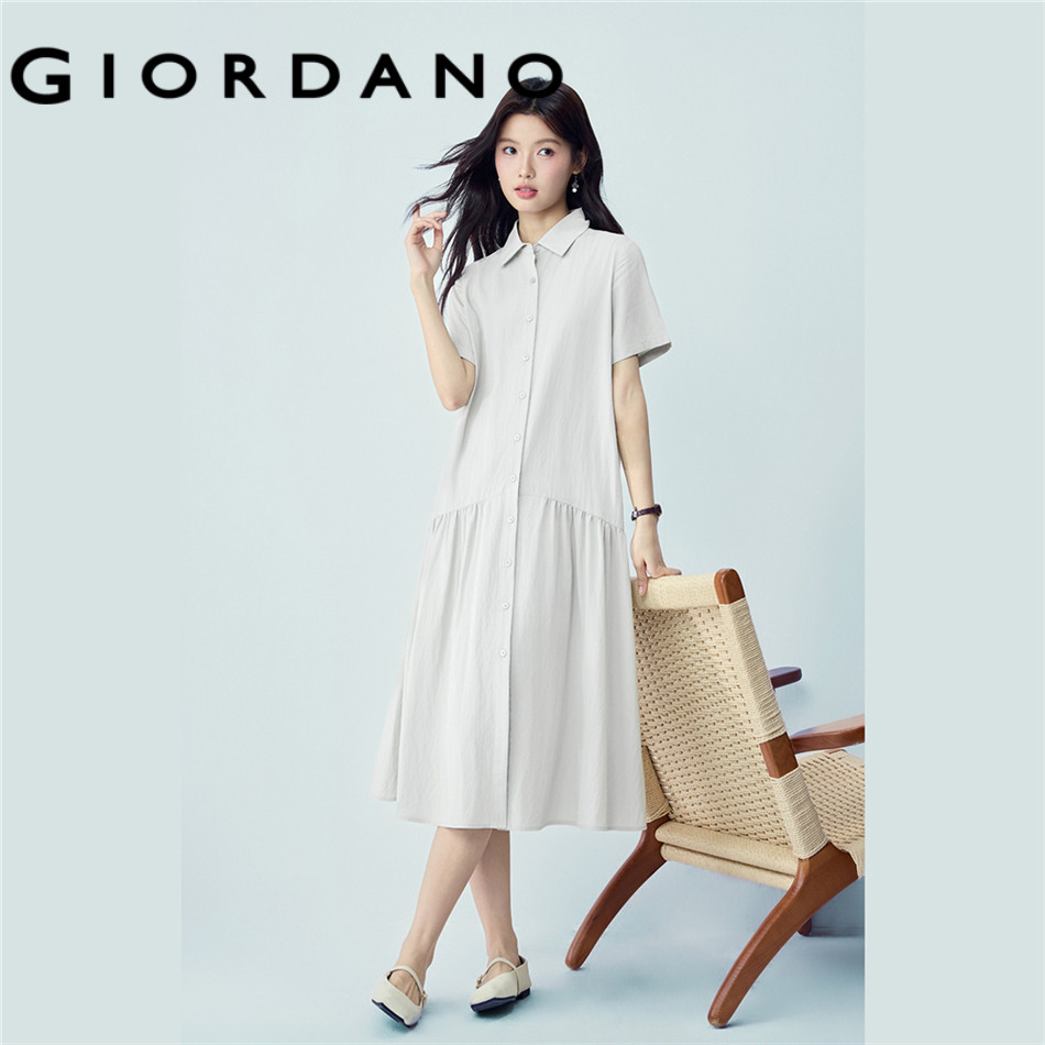 GIORDANO WOMEN Women Stitched Dress 18466004
