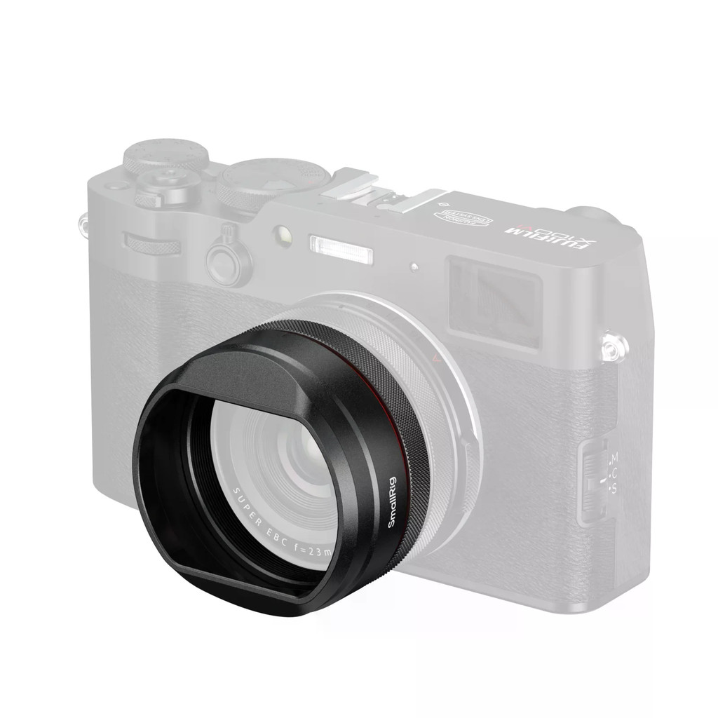 SmallRig X100VI / X100V แรเงา Hood สําหรับ FUJIFILM X100VI / X100V ป้องกัน Flare พร้อมอะแดปเตอร์แหวน