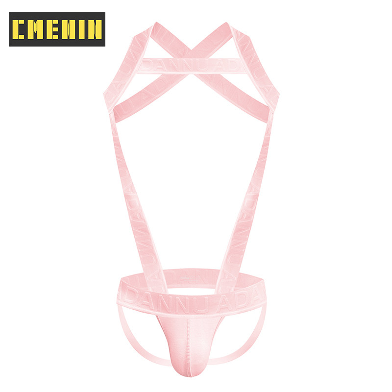 CMENIN ร้อน Modal กางเกง Jockstrap One-piece Double-strapped กางเกงผู้ชาย Soft Man ชุดชั้นในสั้นผู้ช