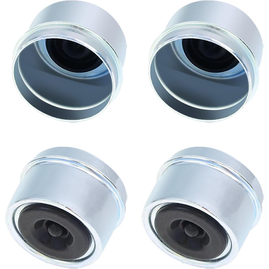 2.44 Trailer Hub Dust Cap, 4 ชิ้นรถพ่วงเพลาล้อ Hub Dust Cap สําหรับ 5200 ถึง 6000 ปอนด์ EZ Lube Camp