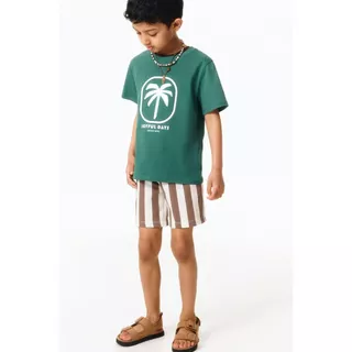 H&M(เอชแอนด์เอ็ม) กางเกงขาสั้นผ้าฝ้าย เด็กชาย 1325237_1