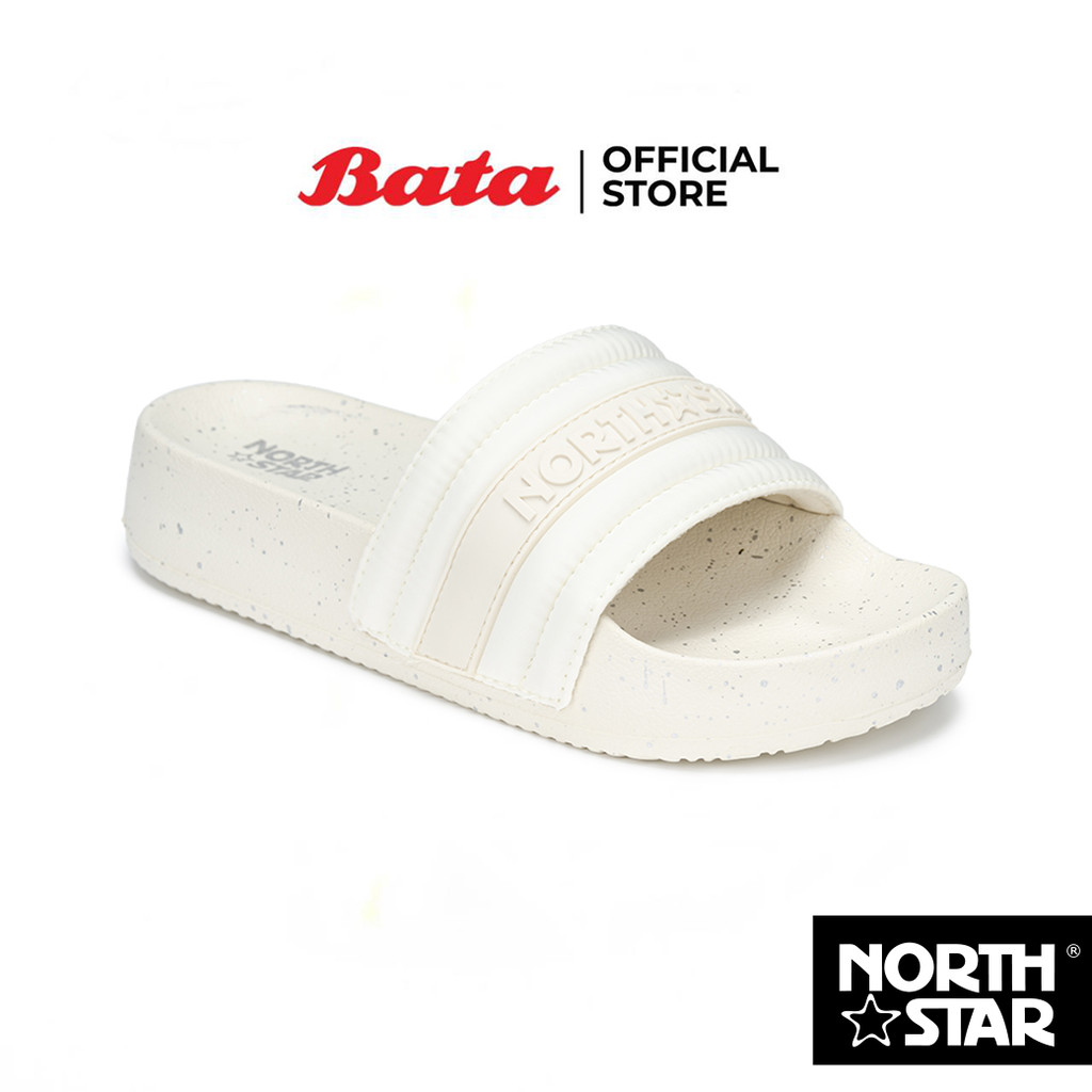 Bata บาจา North Star รองเท้าแตะแบบสวม สำหรับผู้หญิง รุ่น SERENE CAYLEE L  สีงาช้าง 6101230 สีดำ 6106230