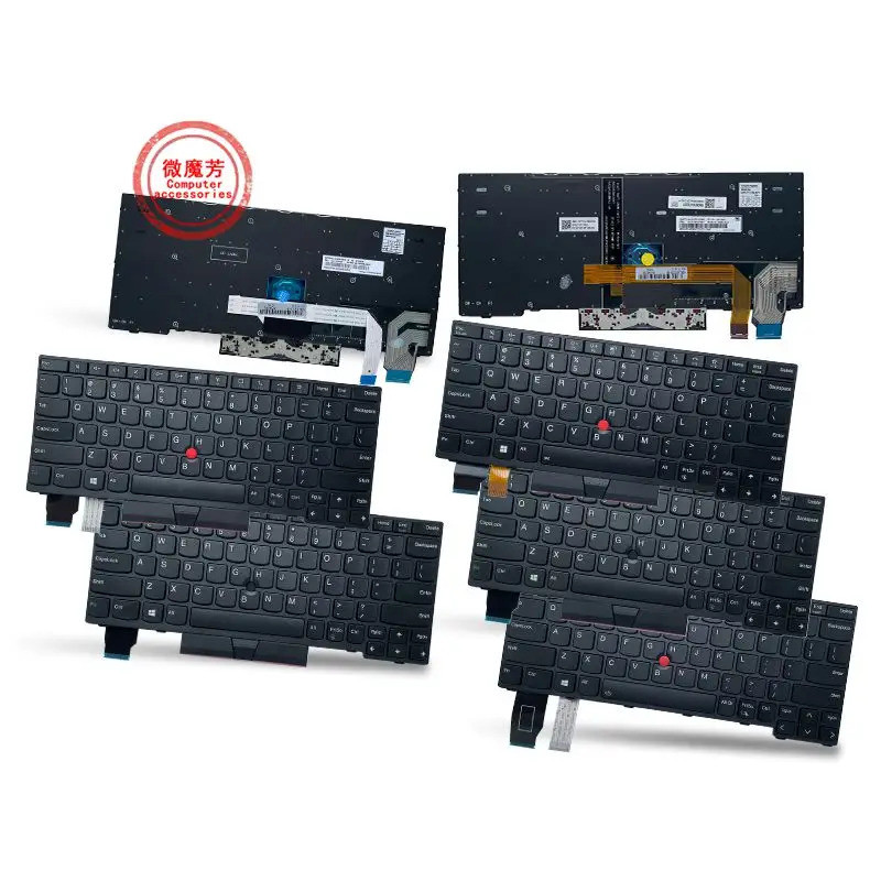 US แป้นพิมพ์ใหม่สําหรับ Lenovo Thinkpad IBM โยคะ L13 Gen 2 โยคะ X13 Gen 1 X13 Gen2/Gen3 แล็ปท็อปภาษา
