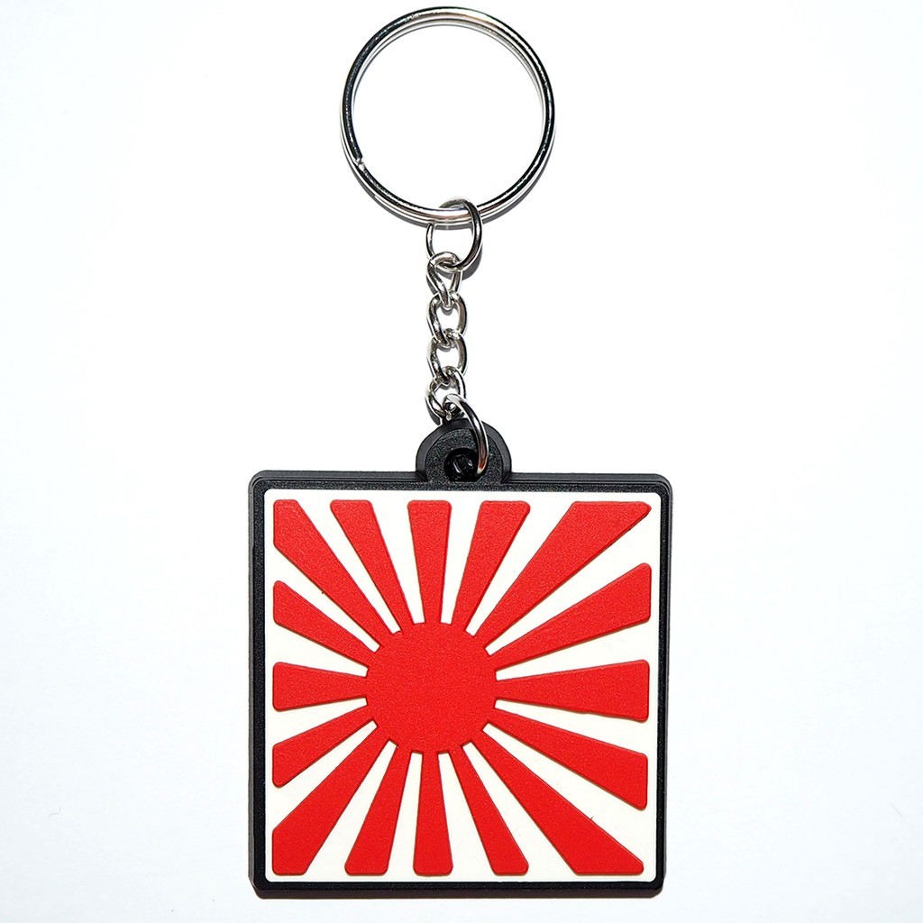 พวงกุญแจยาง japan ญี่ปุ่น flag ธง