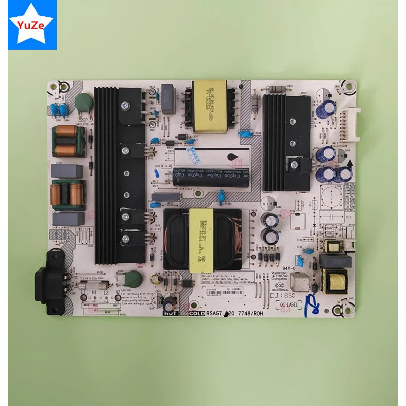 RSAG7.820.7748 HLL-4360WE HLL-4360WU บอร์ดจ่ายไฟสําหรับ 43R6E 43U5865 H43A6250UK 43 49 50 55 ทีวี RS